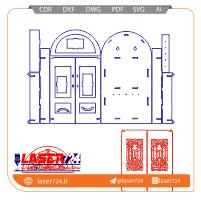 تصویر طرح لیزری جا کلیدی درب #1