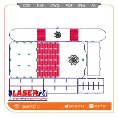 تصویر طرح لیزری جعبه #1