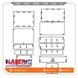 تصویر طرح لیزری جعبه دمنوش #1