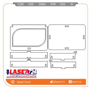 تصویر طرح لیزری جعبه جواهرات #1