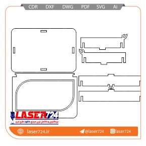 تصویر طرح لیزری جعبه جواهرات #1