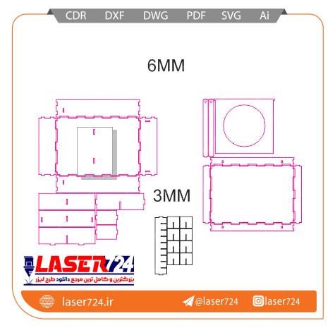 تصویر طرح لیزری نظم دهنده(3و6 میل) #2