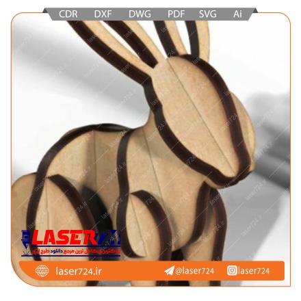 تصویر طرح ماکت خرگوش #1