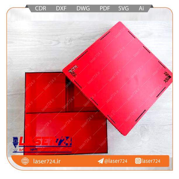 طرح جعبه ست کیف و کمربند- جعبه ست چرم تصویر شماره 3