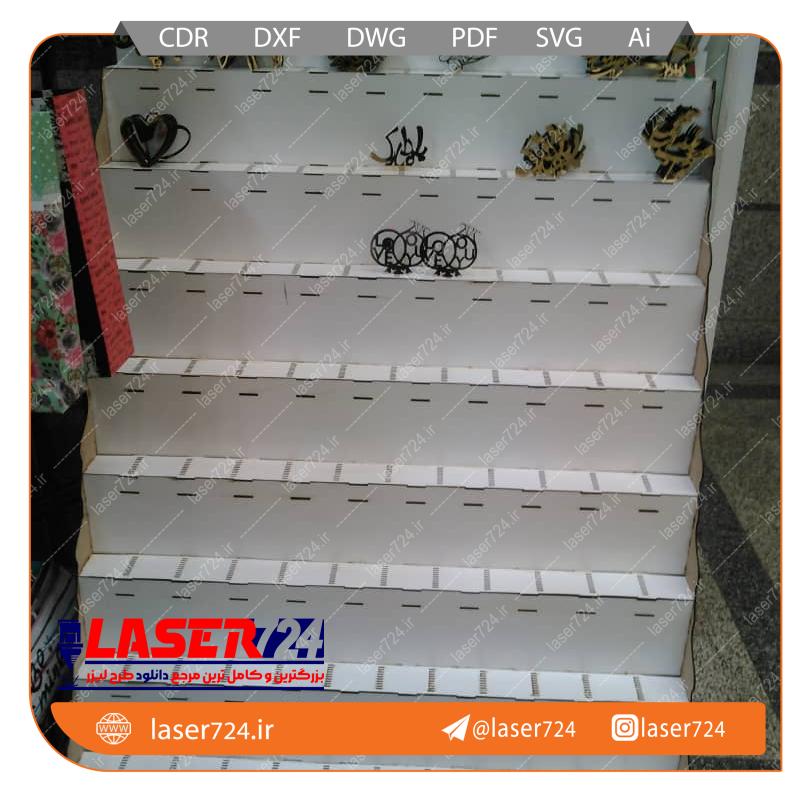 طرح استند تاپر8 طبقه (ارتفاع 1.20 متر) تصویر شماره 1