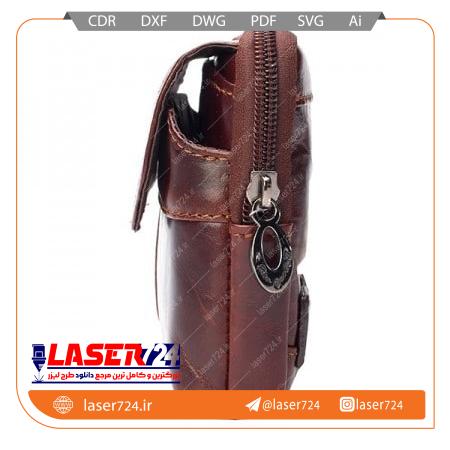 طرح لیزر کیف همراه چرمی تصویر شماره 2