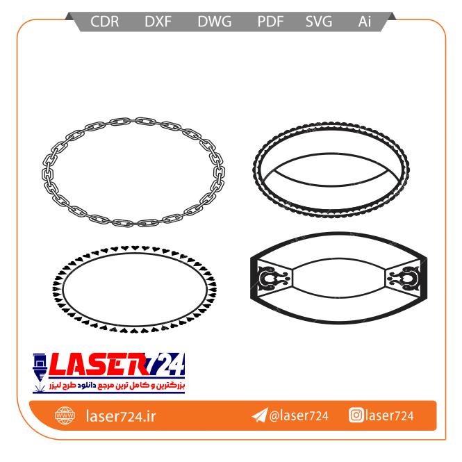 تصویر طرح لیزری مهر بیضی #1
