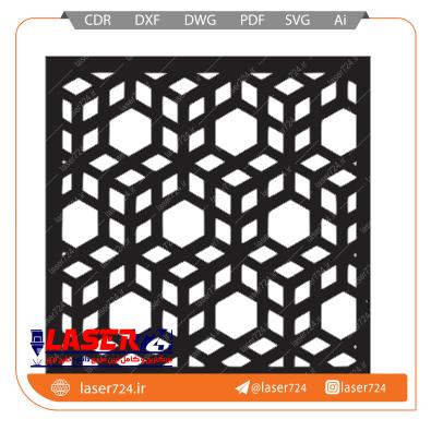 تصویر طرح لیزر تایل 3d #1