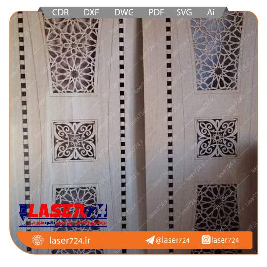 تصویر طرح لیزر درب #1