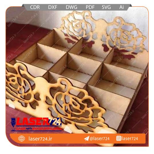 تصویر طرح لیزر کازیه فانتزی #1