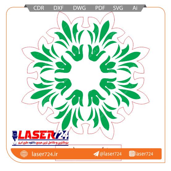 تصویر طرح برش لیزر رومیزی چرم #2