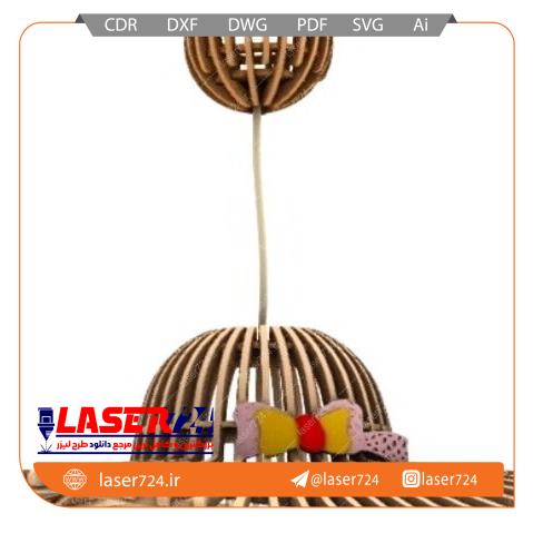 تصویر طرح لوستر مدل کلاه #1