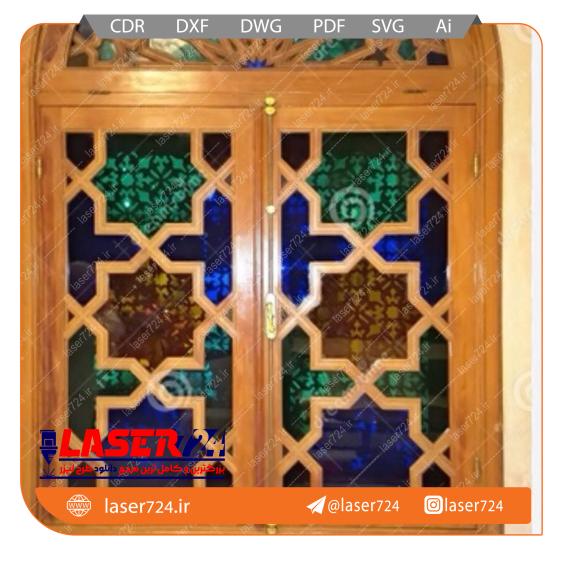 تصویر طرح پنجره قدیمی #1