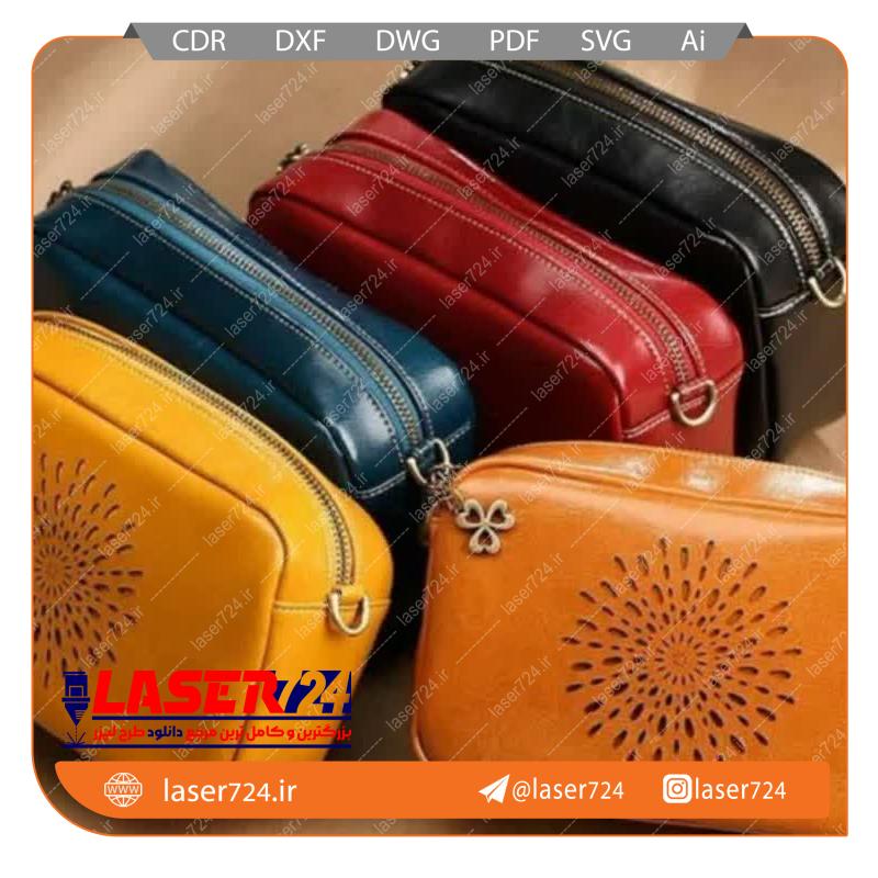 تصویر طرح کیف ساده چرم #1
