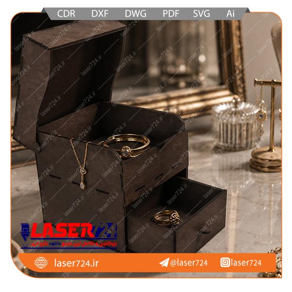 تصویر طرح جعبه جواهرات کشودار #1